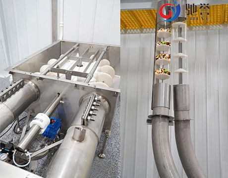 Tube Chain Feeding Conveying System Untuk Bubuk Dan Butiran Dengan Peralatan Dosis