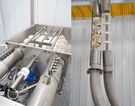 Sistem Rantai Konveyor Stainless Steel Untuk Bubuk Makanan