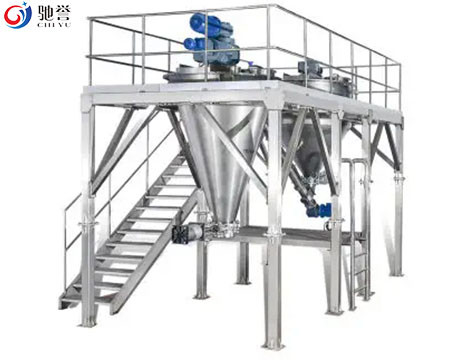 Pengaduk Sekrup Kerucut Auger Ganda