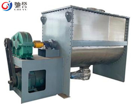 Mixer Bubuk Blender Pita Horisontal Dengan Konveyor Vakum