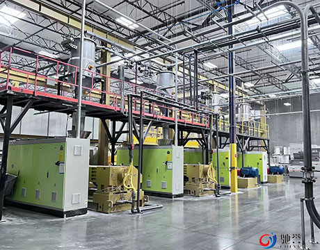Powder Pneumatic Conveying Feeding System Untuk Mesin Pencampur Dan Ekstrusi