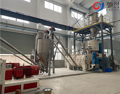 Pengumpanan Otomatis Menyampaikan Tas Besar Discharge Station Konveyor Sekrup Silo Penyimpanan Bahan Baku