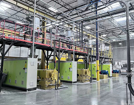 Sistem Penyampaian Pencampuran Dosis Otomatis Untuk Extruder Profil Jendela PVC