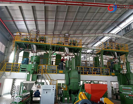 Sistem Penyampaian Pencampuran Dosis Bubuk Otomatis Untuk Kabel PVC