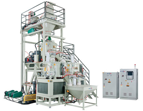 Mixer Komposit – Plastik Kayu Dengan Konveyor Vakum