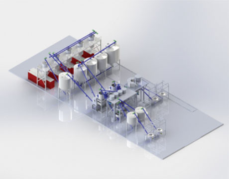 Mixer Komposit – Plastik Kayu Dengan Konveyor Vakum