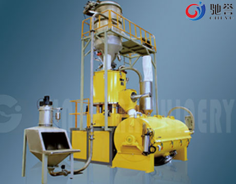 Mixer Bubuk Mesin Pencampur PVC Bahan Baku Memuat Hopper