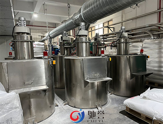 Mixer Senyawa Karet Serbuk Pvc Dengan Sistem Dosis Otomatis Dan Stasiun Pemuatan Tas Jumbo