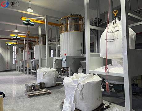 Mixer Turbo Komposit PVC Kecepatan Tinggi Dengan Sistem Penyampaian Dosis Pneumatik