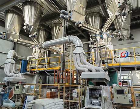 Mesin Pengolah Karet Carbon Black Oil Automatic Batch Weighing System