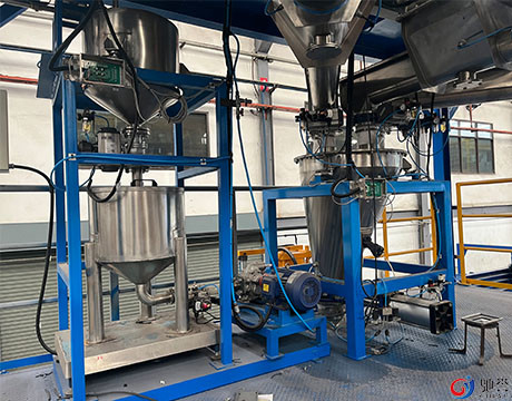 Mesin Pengolah Karet Carbon Black Oil Automatic Batch Weighing System