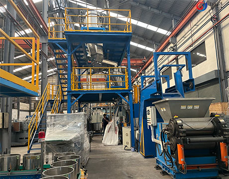 Mesin Pengolah Karet Carbon Black Oil Automatic Batch Weighing System