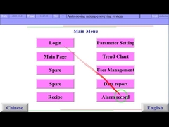Sistem Peracikan Otomatis PVC Untuk sistem pencampuran Jalur Ekstrusi Lantai SPC/LVT/WPC